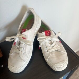 White Canvas Sneakers